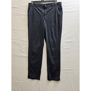 Spaidersilk Mens Performance Chino Pants Black Breathable Stretchy 34W x 32L